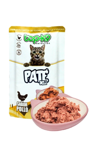 Pouch Gato Paté Deli TopK9 variedad de sabores