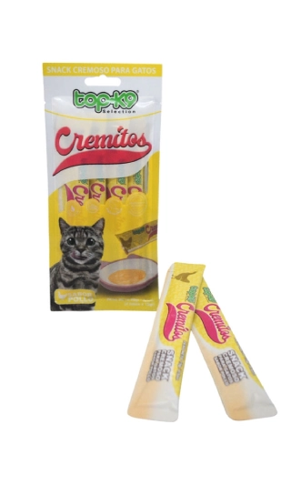 Snack Cremitos Top K9 para gatos