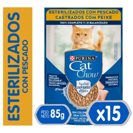 Cat Chow Pouch Esterilizado Pescado