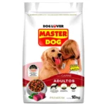 Master Dog Adulto Carne 18 kg – Nutrición Avanzada para Razas Medianas y Grandes