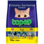 Arena sanitaria Top K9 de cristales 1.6 kg