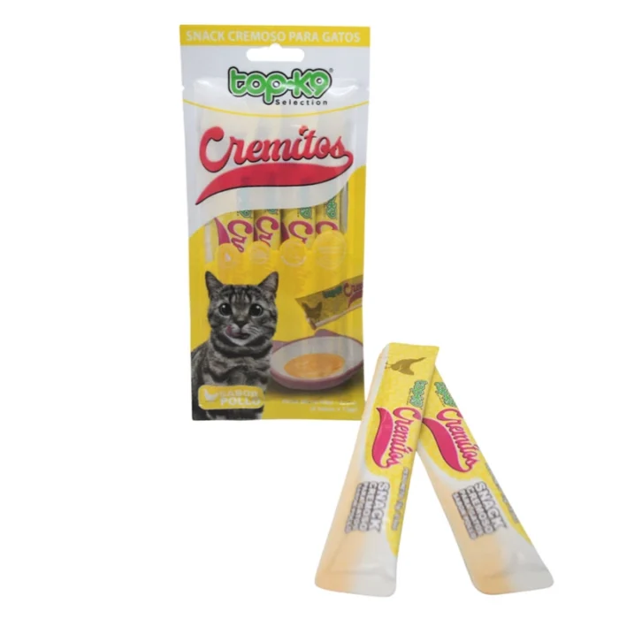 Sobre de snack líquido para gato Top K9