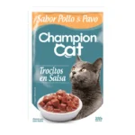 Champion Cat Pouch Pollo y Pavo
