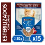 Cat Chow Esterilizado Pouch Carne