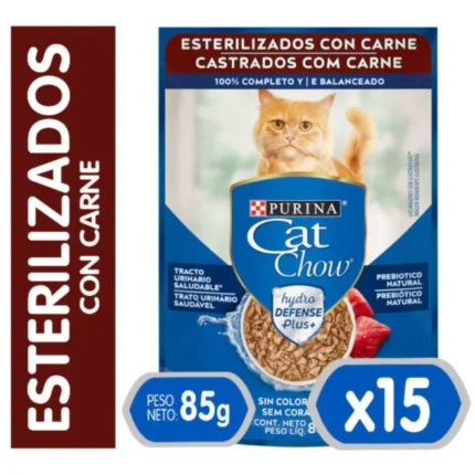 Cat Chow Esterilizado Pouch Carne