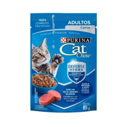 Cat Chow Pouch Carne Adulto