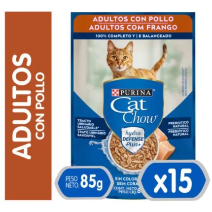 Cat Chow Pouch Adultos Pollo