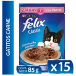 Felix gatitos carne en salsa
