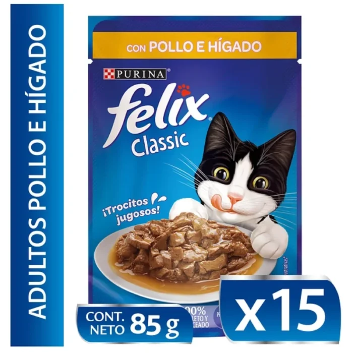 Felix Pouch Pollo Hígado