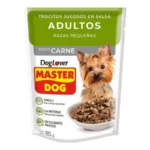 Sachet Master Dog Adulto Raza Pequeña Carne 20 Unidades