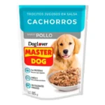 POUCH Master Dog Cachorro pollo 20 unidades