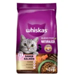 Whiskas comida seca adultos sabor salmón 10kg