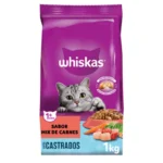 Whiskas comida seca para gatos castrados 10kg