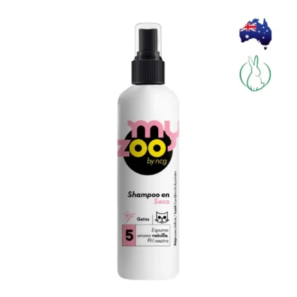 Shampoo en seco MyZoo para gatos 250 cc con espuma de vainilla