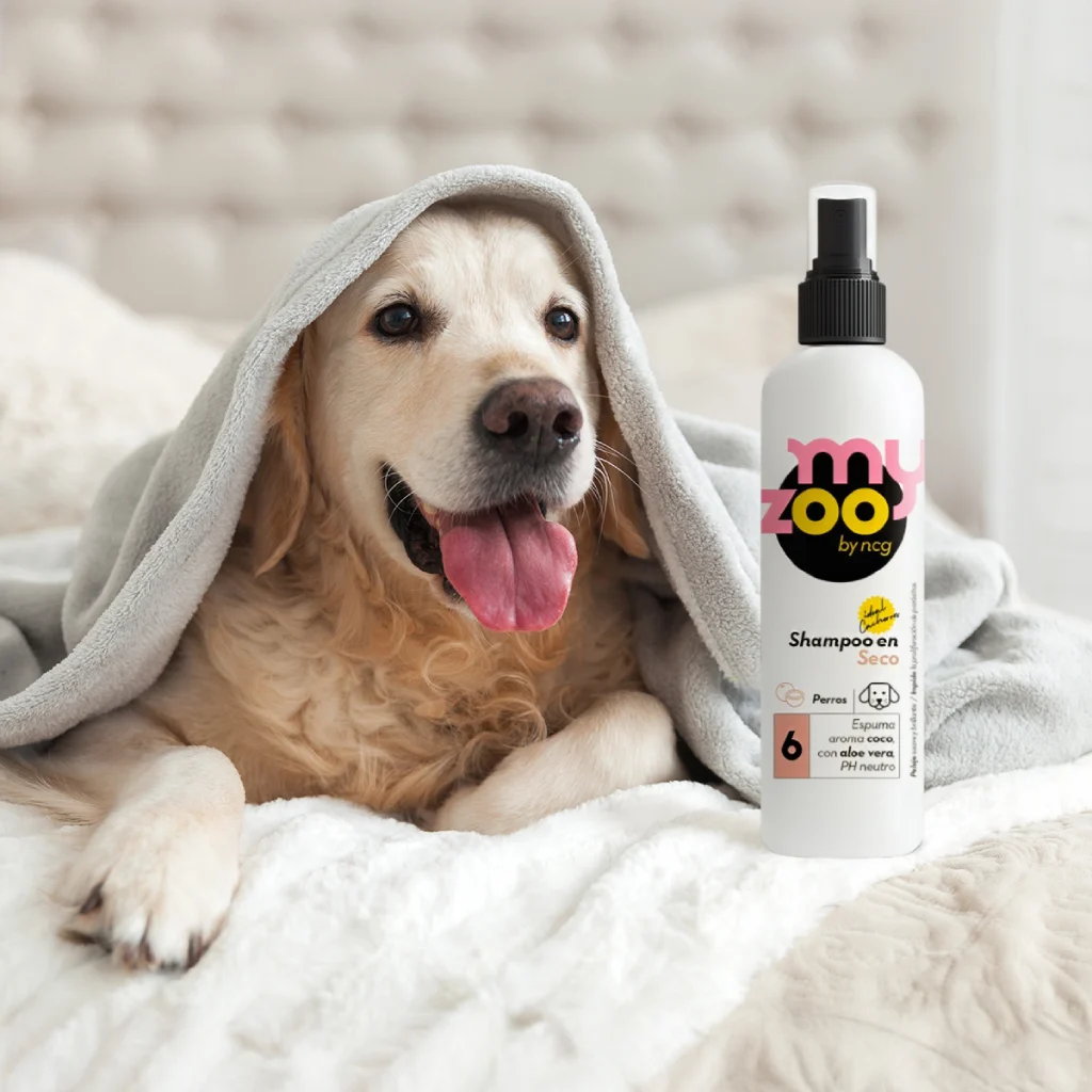 Shampoo en seco MyZoo para perros 250 cc con coco y aloe vera