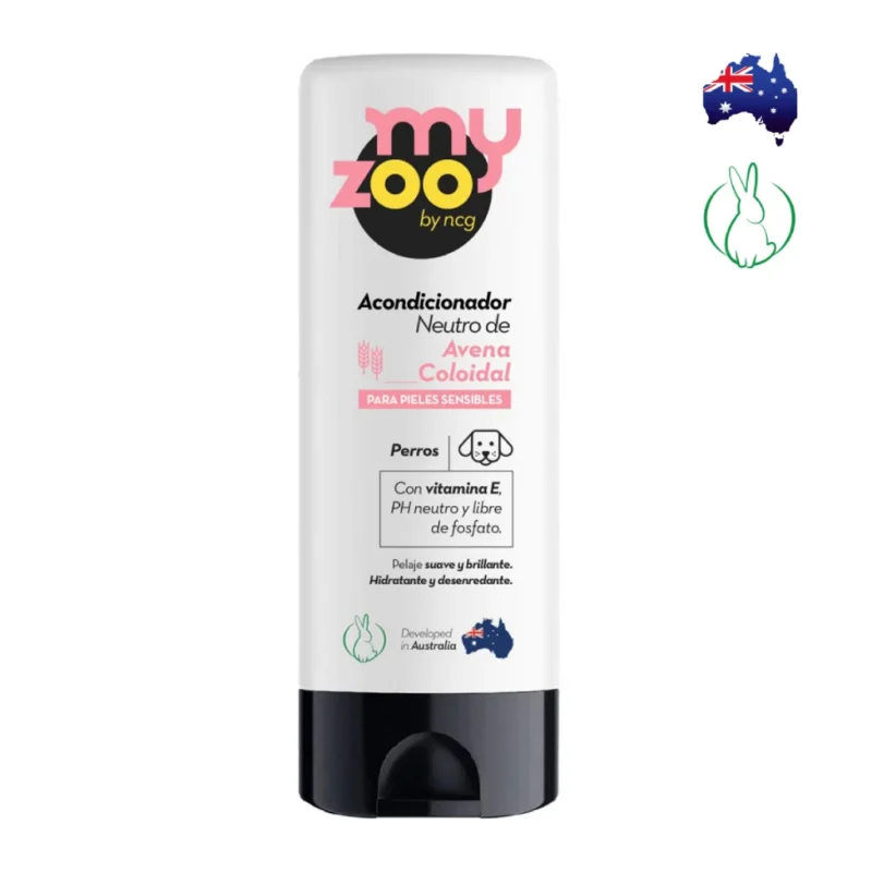 Acondicionador MyZoo de avena coloidal para perros con piel sensible
