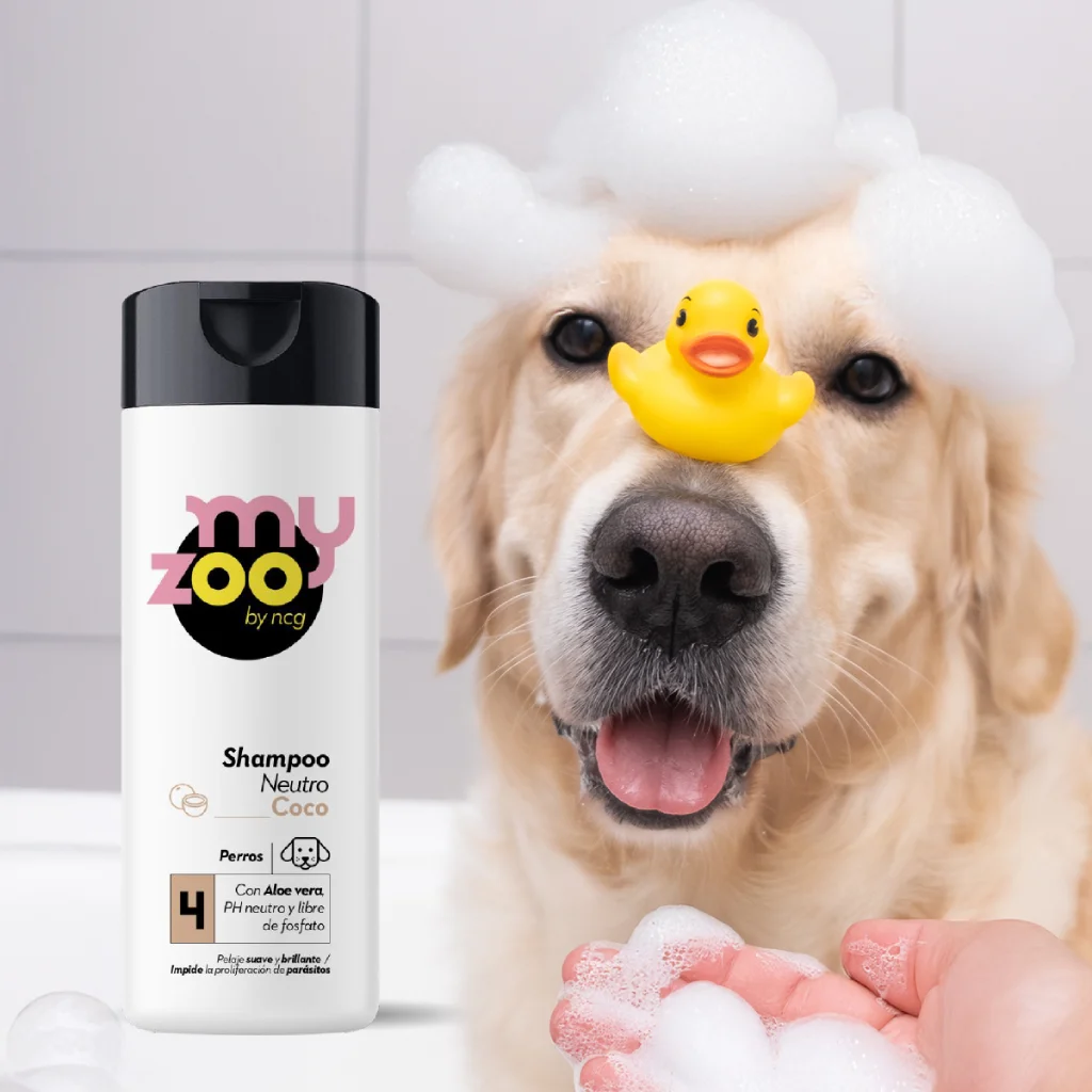 Shampoo MyZoo coco y aloe vera para perros 420 cc