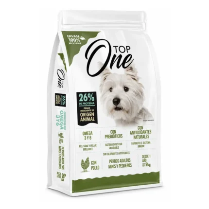 Alimento Top One Perros Adultos 9 kg para minis y pequeños