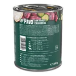 Belcando Pavo con Arroz y Calabacín 800 g – Unidad – reverso del envase