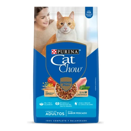 CAT CHOW Adultos Sabor Pescado 19.5 kg con Defense Plus