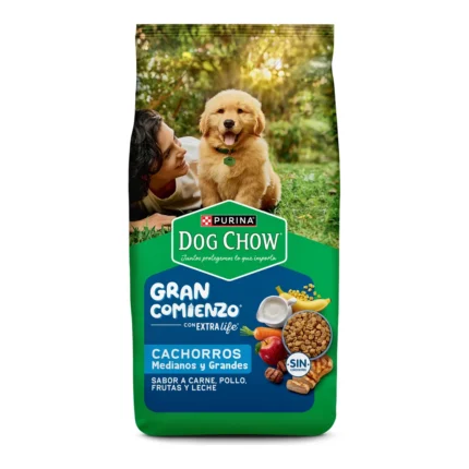 DOG CHOW Cachorros Medianos y Grandes Gran Comienzo 19.5 kg