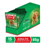Dog Chow Pouch Adulto Carne 85 g – Caja 15