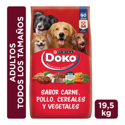 DOKO Adultos Carne, Pollo, Cereales y Vegetales 19.5 kg