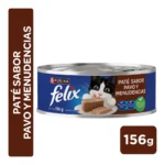 Felix Paté Pavo y Menudencias 156 g – Caja 15 – presentación
