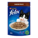 Felix Pouch Adultos Trocitos Jugosos con Pavo 15x85 g