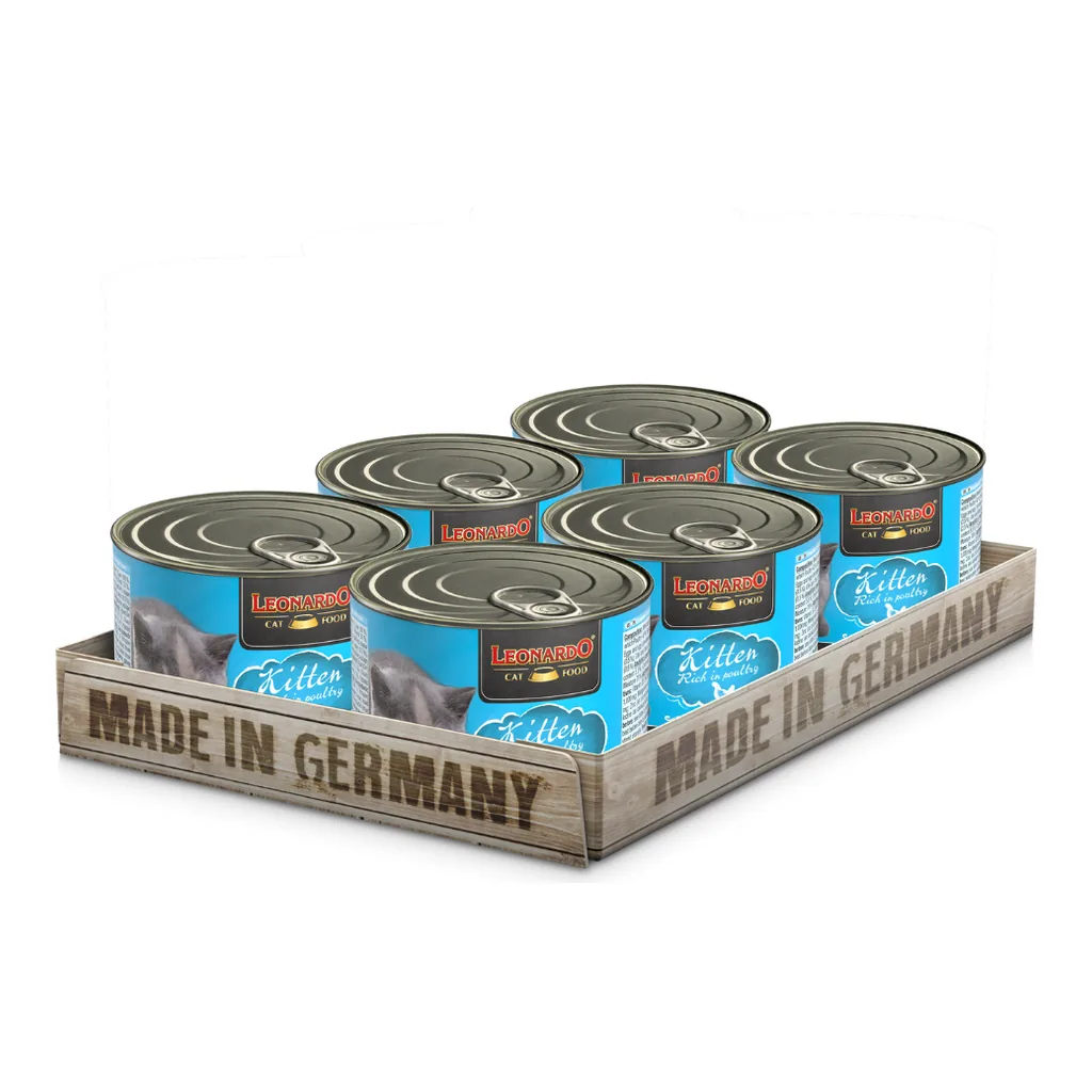 Leonardo Quality Selection Kitten Rico en Ave 200 g – Display 6 Leonardo Quality Selection Kitten Rico en Ave 200 g – Display 6