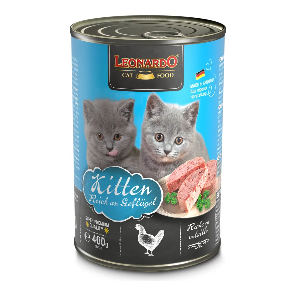 Leonardo Quality Selection Kitten Rico en Ave 400 g – Unidad Leonardo Quality Selection Kitten Rico en Ave 400 g – Unidad